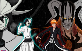 Anime swords demon horns kiyvisual - hair free wallpaper