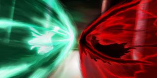 Red vase green vase white - concept art free wallpaper