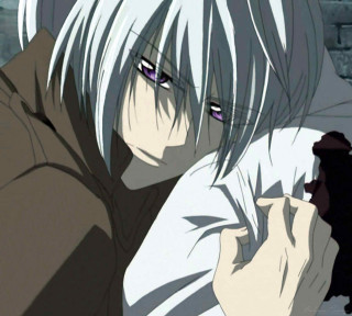 Man white hair gun serious - his face free wallpaper