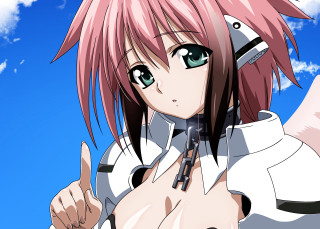 Pink haired girl chain wings - pink hair free wallpaper