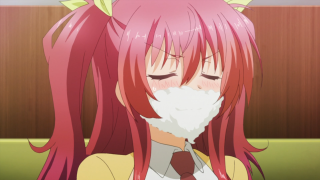 Pink beard girl pastel anime - a white beard free wallpaper