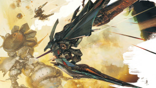 Robot sword bird background other - mecha free wallpaper