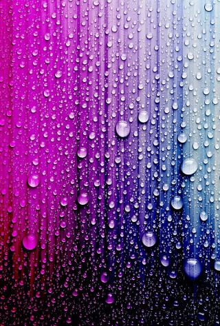 Rainbow background raindrops black blue - purple free wallpaper