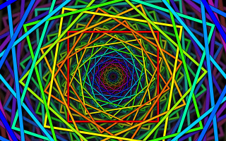 Colorful abstract background spiral design 5 - bridget riley free wallpaper