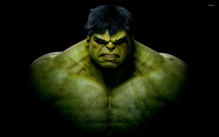 Man green face black hair 6 - a green face free wallpaper