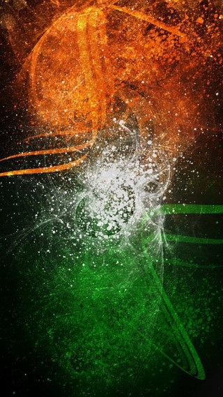 Green orange umbrella black background - umbrella free wallpaper
