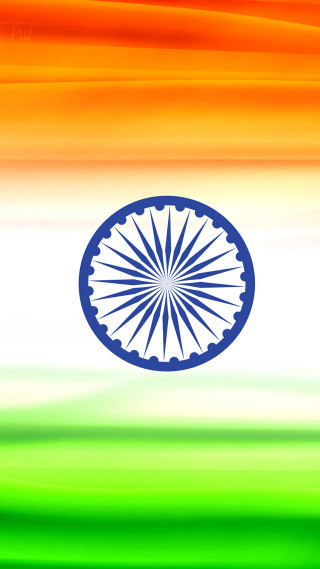 Flag wheel green side large 2 - orange free wallpaper