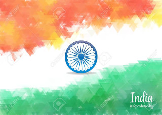 Colorful indian flag white green - the top of it free wallpaper