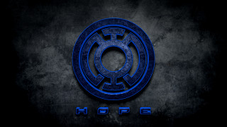 Blue circle hope black background - a blue circle in the middle free wallpaper