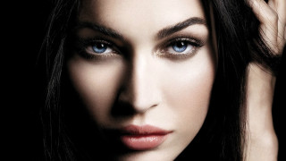 Woman blue eyes long hair 9 - free portrait wallpaper