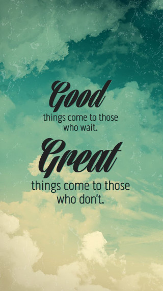 Quote blue sky clouds background 3 - good free wallpaper