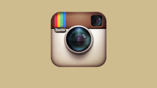 Camera rainbow strip brown background 3 - the front of it free wallpaper