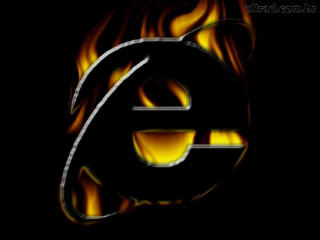 Fire letter black background yellow - ernst free wallpaper