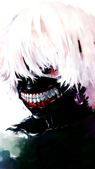 Man white hair wig smile - a white wig free wallpaper