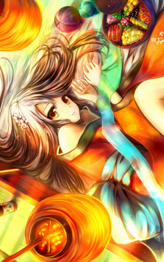 Woman hat long hair food - long hair and a hat free wallpaper