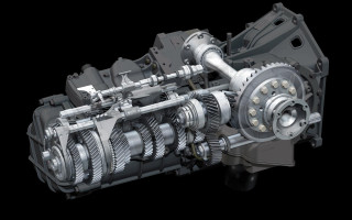 Large engine gear black background - a large engine free wallpaper