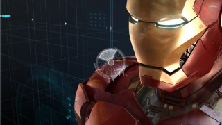 Robot closeup futuristic background blue - beeple free wallpaper