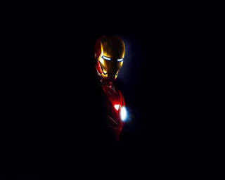 Iron man mask dark light - its face free wallpaper