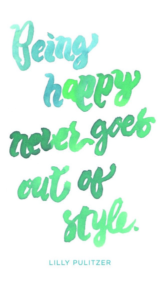 Happy quote white background green - e. william gollings free wallpaper
