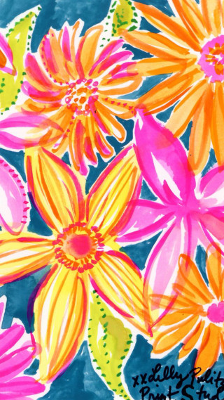Summer vibrancy floral watercolor pink - a painting of flowers free wallpaper