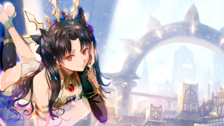 Woman dress crown city gate - a crown free wallpaper