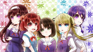 Girls group flower wallpaper background - madhouse free wallpaper