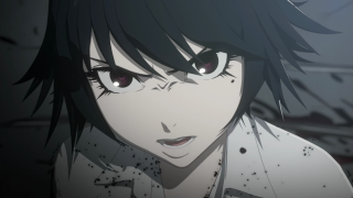 Black hair red eyes serious - their face free wallpaper