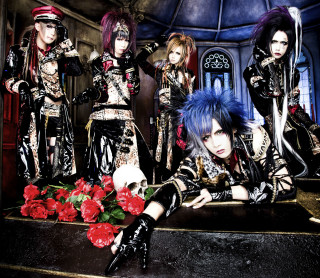 Goth women roses posing steps - vivid free wallpaper