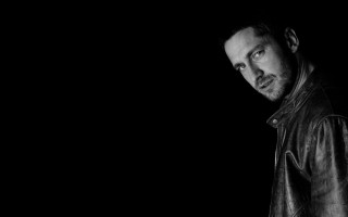 Man leather jacket serious look 4 - anthony s waters free wallpaper