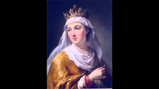Woman tiara veil gold dress - a painting of a woman free wallpaper