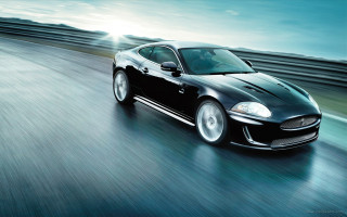 Black sports car motion blur - motion free wallpaper