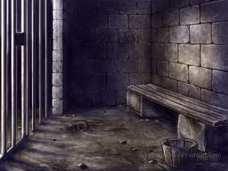 Bench jail cell bars trash - andreas rocha free wallpaper