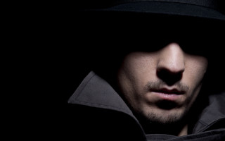 Man black hat hood eyes - a hood free wallpaper
