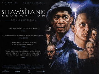 Shawshank redemption man hat woman - movie poster free wallpaper