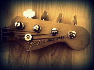 Guitar wooden body four knobs - bernt tunold free wallpaper