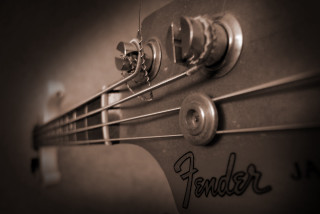 Guitar neck closeup frets strings - billie waters free wallpaper