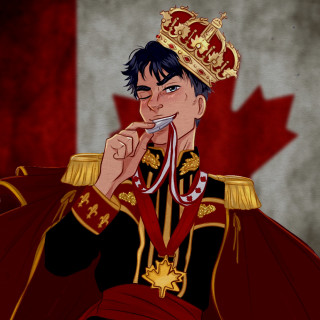 Man crown brushing teeth canadian - concept art free wallpaper