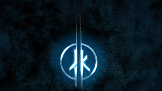 Blue white logo black background 5 - wallpaper free wallpaper