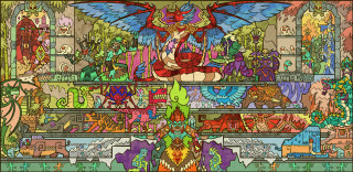 Colorful bird room shelves clock - ultra free wallpaper