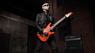 Man sunglasses leather jacket guitar - alex petruk ape free wallpaper