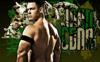 Man no shirt green background - neoexpressionism free wallpaper