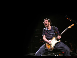 Man guitar stage microphone stuckism - stage free wallpaper