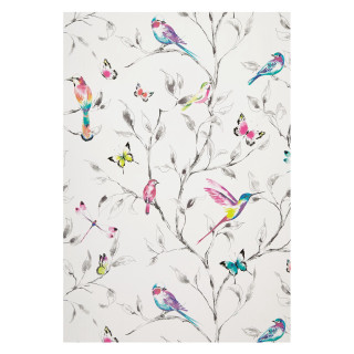 Birds flowers watercolor butterflies beetle - bird free wallpaper