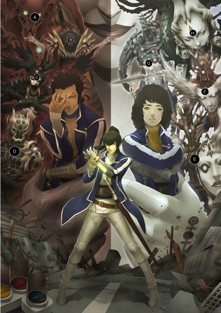 Anime couple monsters wall characters - akihiko yoshida free wallpaper