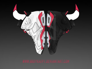 Shoes with horns graphic style - a graphic style free wallpaper
