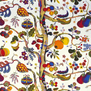 Colorful tree with flowers and - colored free wallpaper
