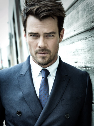 Man suit tie wall portrait - leaning against a wall free wallpaper