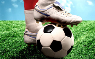 Person soccerball grass sky clouds 2 - alain tasso free wallpaper