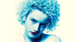 Blue hair woman portrait serafuku - neofauvism free wallpaper