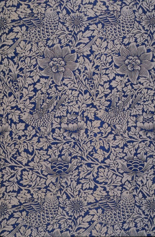 Blue white floral design border - a blue border free wallpaper